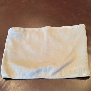 Strapless Bandeau in olive green.